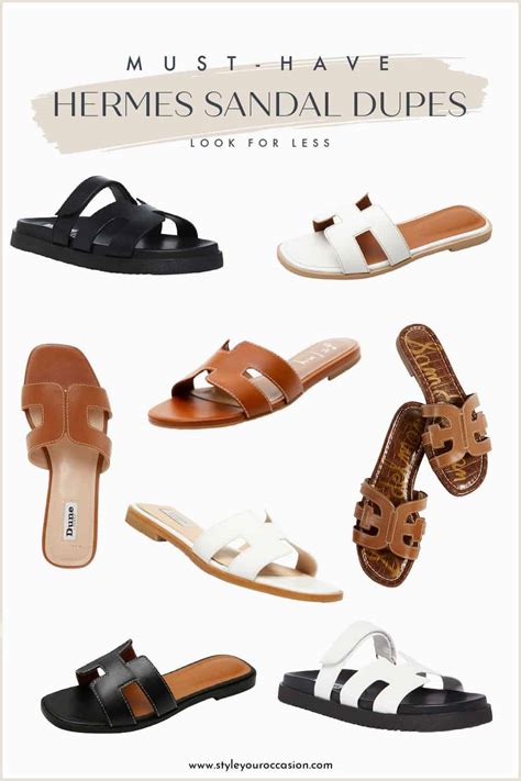 hermes sandals knockoff|hermes dupe sandals primark.